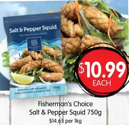 Spudshed Fisherman's Choice Salt & Pepper Squid offer