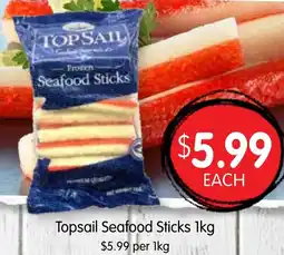Spudshed Topsail Seafood Sticks offer