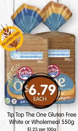 Spudshed Tip Top The One Gluten Free White or Wholemeal offer