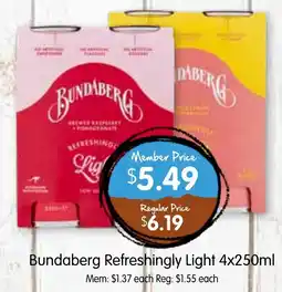 Spudshed Bundaberg Refreshingly Light offer