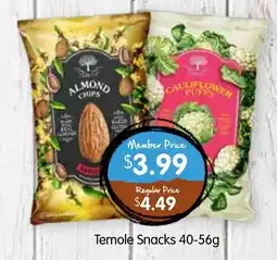 Spudshed Temole Snacks offer