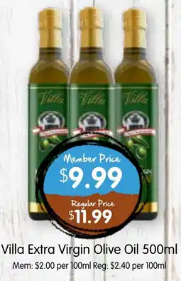 Spudshed Villa Extra Virgin Olive Oil offer