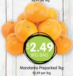Spudshed Mandarins Prepacked offer