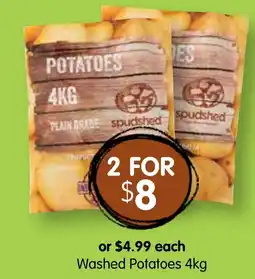 Spudshed Washed Potatoes offer