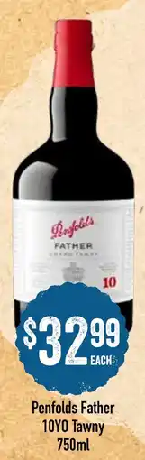 Spudshed Penfolds Father 10YO Tawny offer