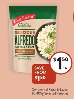Foodworks Continental Pasta & Sauce offer