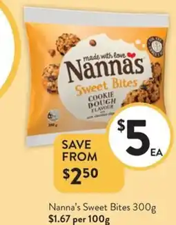Foodworks Nanna's Sweet Bites offer