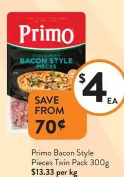 Foodworks Primo Bacon Style Pieces offer