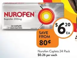 Foodworks Nurofen Caplets offer