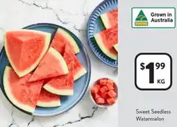 Foodworks Sweet Seedless Watermelon offer