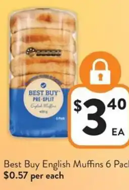 Foodworks Best Buy English Muffins offer