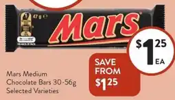 Foodworks Mars Medium Chocolate Bars offer