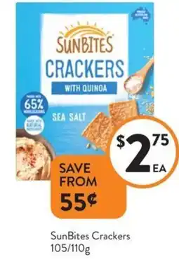 Foodworks SunBites Crackers offer