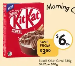 Foodworks Nestlé KitKat Cereal offer