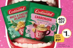 Foodworks Continental Cup a Pasta offer