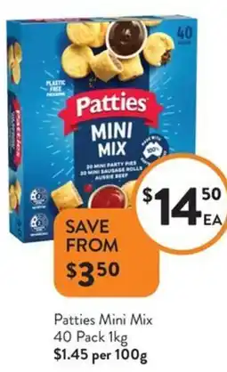 Foodworks Patties Mini Mix offer