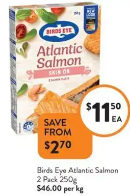Foodworks Birds Eye Atlantic Salmon offer