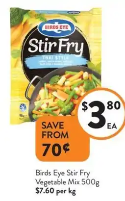 Foodworks Birds Eye Stir Fry Vegetable Mix offer