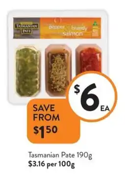 Foodworks Tasmanian Pate offer
