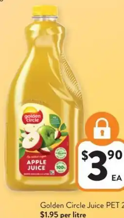 Foodworks Golden Circle Juice PET offer