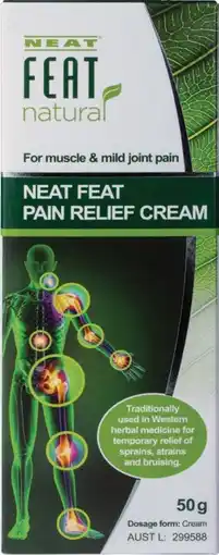 Soul Pattinson Chemist Neat Feat Pain Relief Foot Cream 50g offer