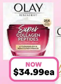 Priceline Olay Super Collagen Peptides Cream offer