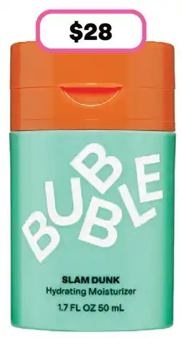 Priceline BUBBLE Slam Dunk Hydrating Moisturizer offer