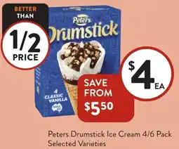 Foodworks Peters Drumstick Ice Cream offer