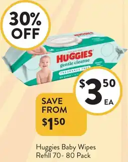 Foodworks Huggies Baby Wipes offer