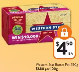 Foodworks Western Star Butter Pat offer