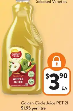 Foodworks Golden Circle Juice PET offer