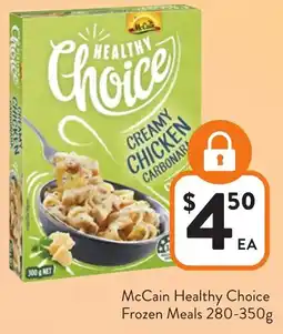 Foodworks McCain Healthy Choice Frozen Meals offer