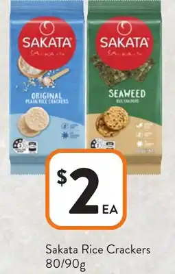 Foodworks Sakata Rice Crackers offer