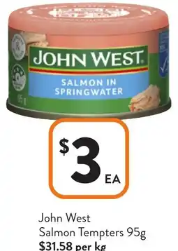 Foodworks John West Salmon Tempters offer