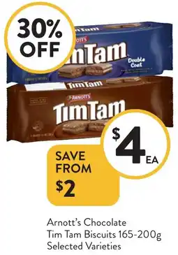 Foodworks Arnott's Chocolate Tim Tam Biscuits offer