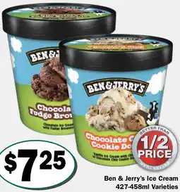 Friendly Grocer Ben & Jerry's Ice Cream offer