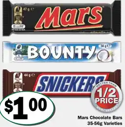 Friendly Grocer Mars Chocolate Bars offer