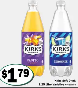 Friendly Grocer Kirks Soft Drink offer
