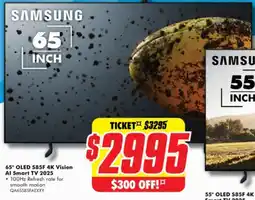 The Good Guys SAMSUNG 65" OLED S85F 4K Vision Al Smart TV 2025 offer