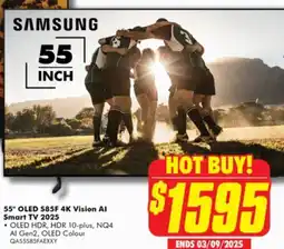 The Good Guys SAMSUNG 55" OLED S85F 4K Vision Al Smart TV 2025 offer