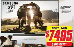 The Good Guys SAMSUNG 77" OLED S95F 4K Vision Al Smart offer