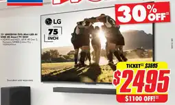 The Good Guys LG 75" QNED93A EVO Mini-LED AI UHD 4K Smart TV 2025 offer