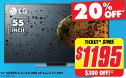 The Good Guys LG 55 QNED81A AI LED UHD 4K Smart TV 2025 offer