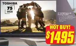 The Good Guys TOSHIBA 75" Z670RP Series 4K Gaming TV 2025 offer