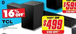 The Good Guys TCL 5.1Ch Dolby Atmos Soundbar offer