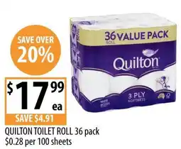 Supabarn Quilton toilet roll offer