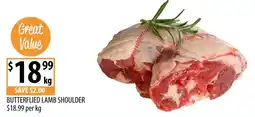 Supabarn Butterflied lamb shoulder offer