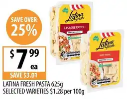 Supabarn Latina fresh pasta offer