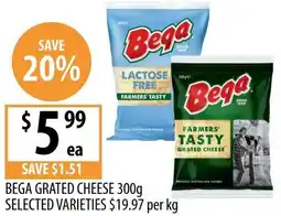 Supabarn Bega grated cheese offer