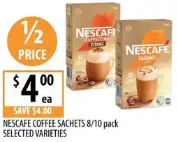 Supabarn NESCAFE COFFEE SACHETS offer